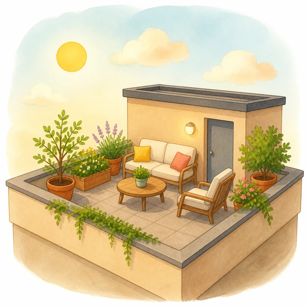 dachterrasse